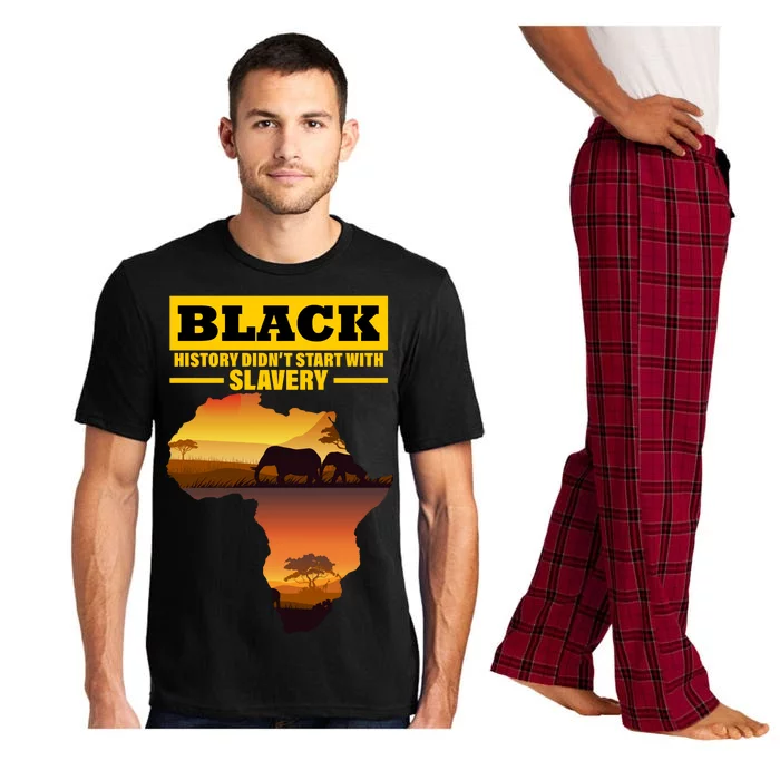 Africa Pride Black History Didn't Start With Slavery Pajama Set