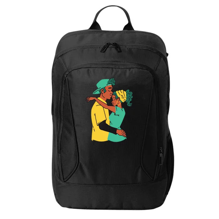 African American Couple City Backpack