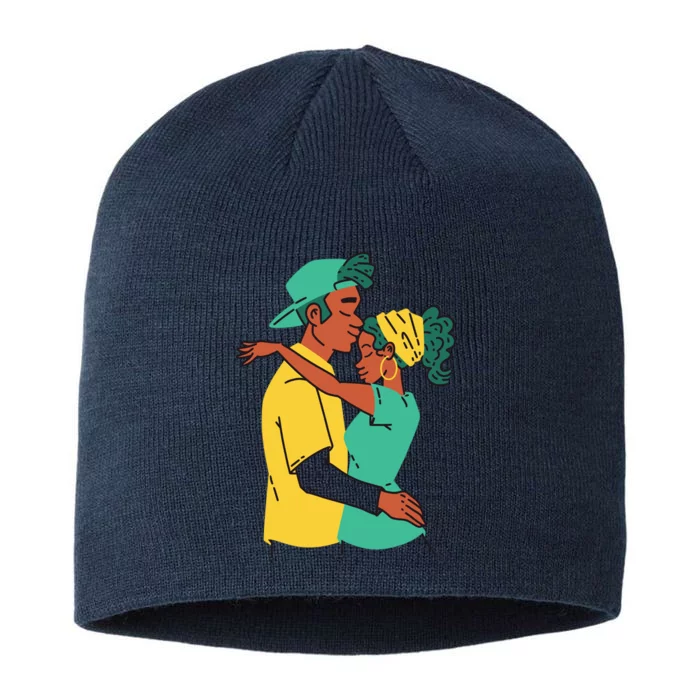 African American Couple 8 1/2in Sustainable Knit Beanie