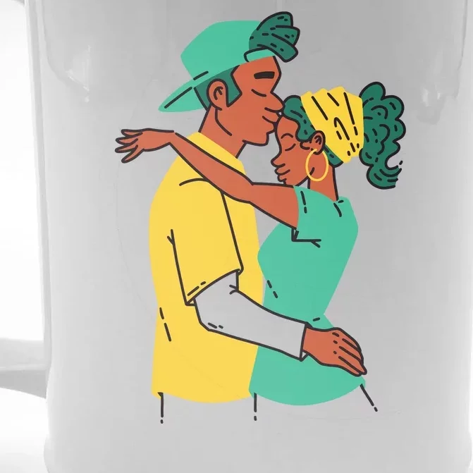 African American Couple Front & Back Beer Stein