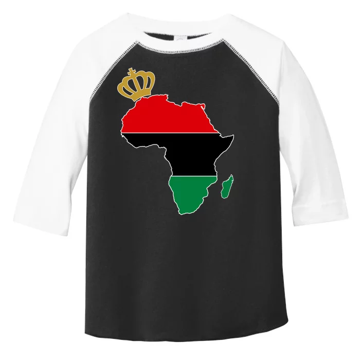 African American Pride Crown Toddler Fine Jersey T-Shirt