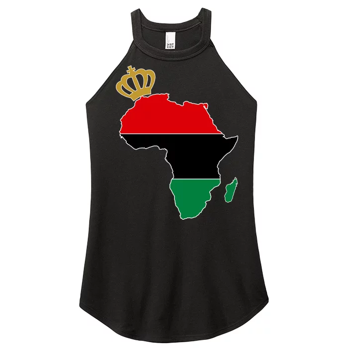 African American Pride Crown Women’s Perfect Tri Rocker Tank