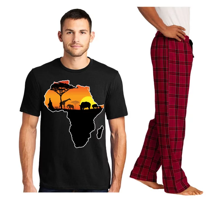 African Animals Pajama Set