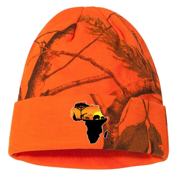 African Animals Kati - 12in Camo Beanie