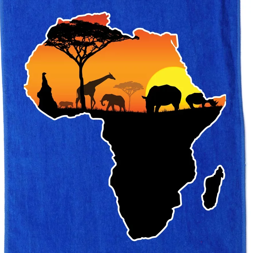 African Animals Platinum Collection Golf Towel