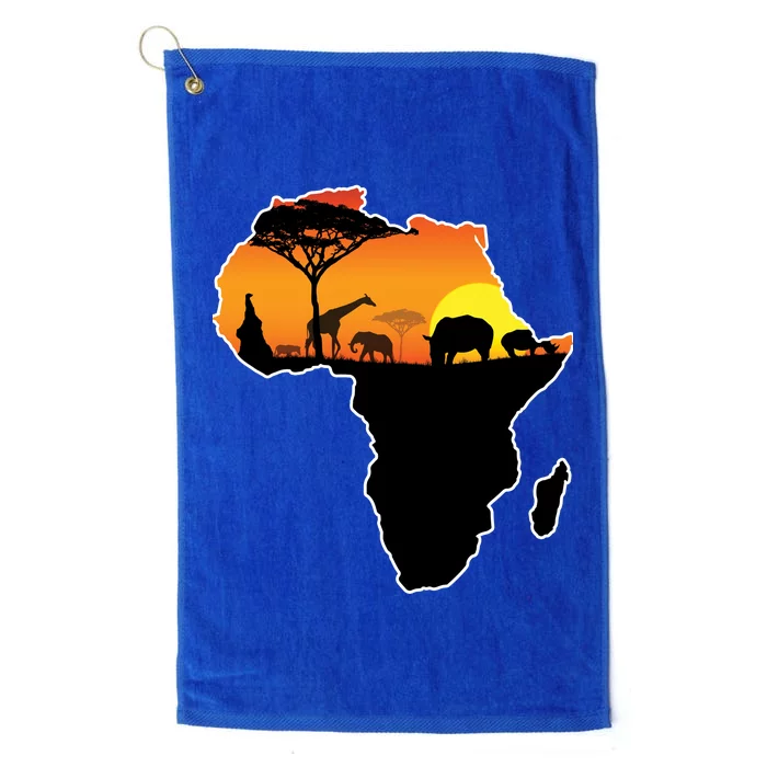 African Animals Platinum Collection Golf Towel