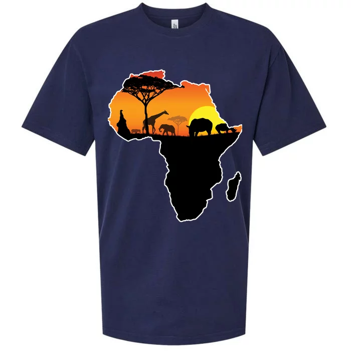 African Animals Sueded Cloud Jersey T-Shirt