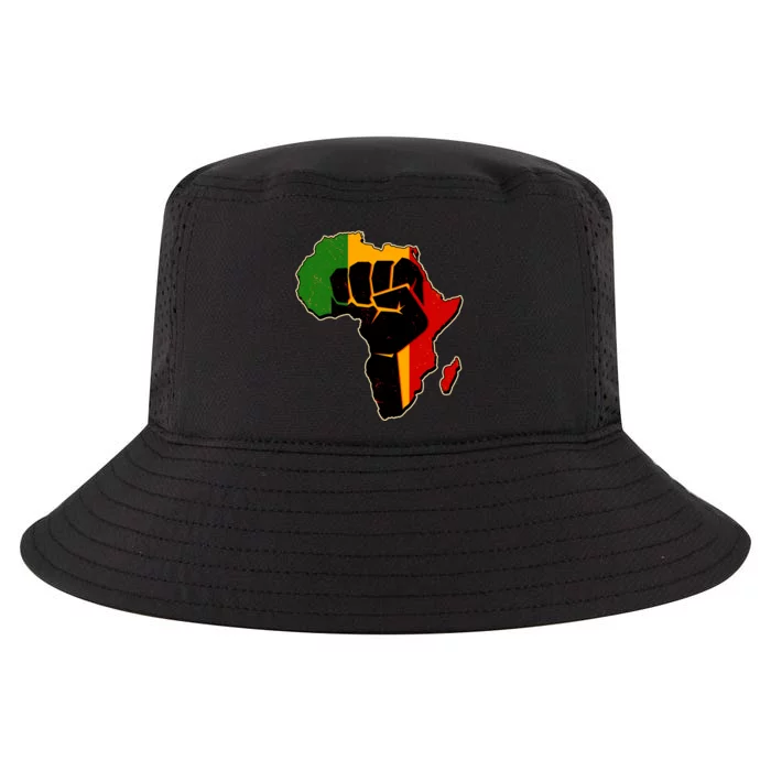 African Black Power Fist Cool Comfort Performance Bucket Hat