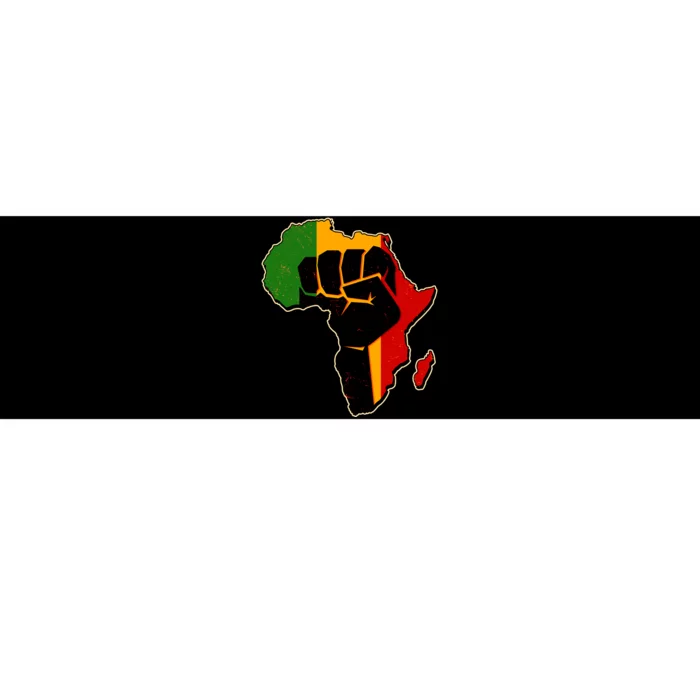 African Black Power Fist Bumper Sticker