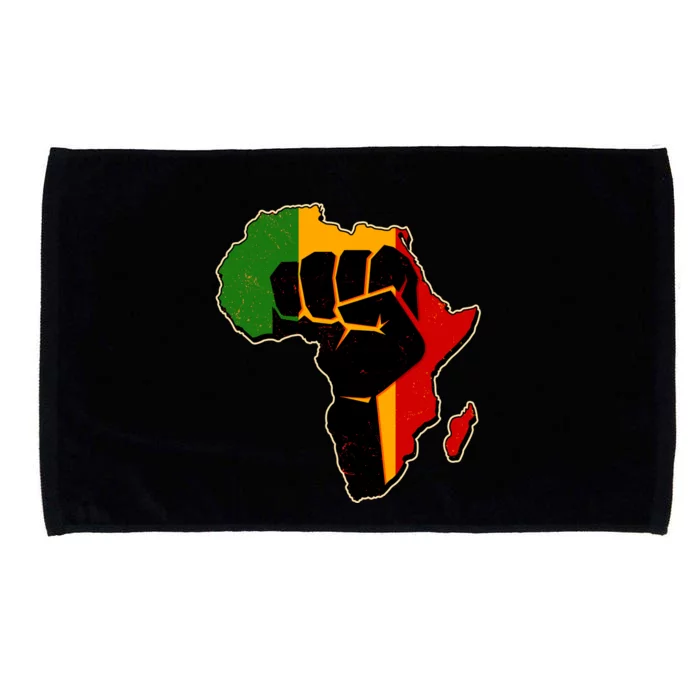 African Black Power Fist Microfiber Hand Towel