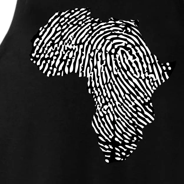 African Heritage Map Ladies Tri-Blend Wicking Tank