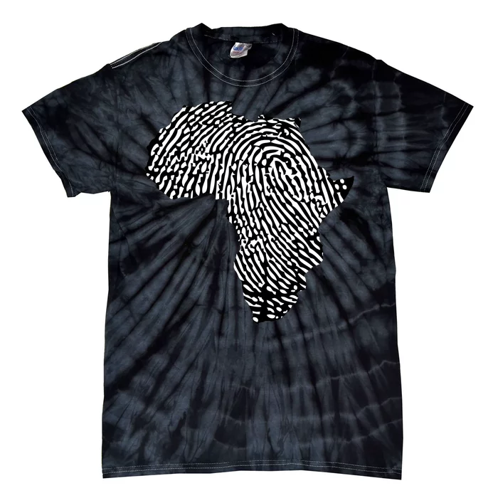 African Heritage Map Tie-Dye T-Shirt