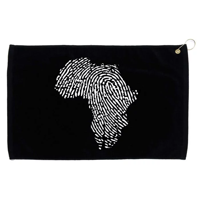 African Heritage Map Grommeted Golf Towel