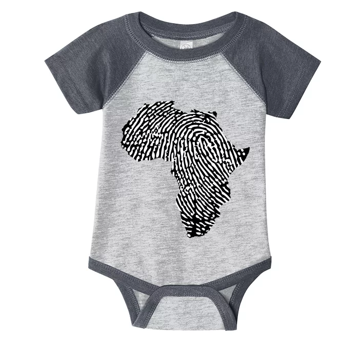 African Heritage Map Infant Baby Jersey Bodysuit