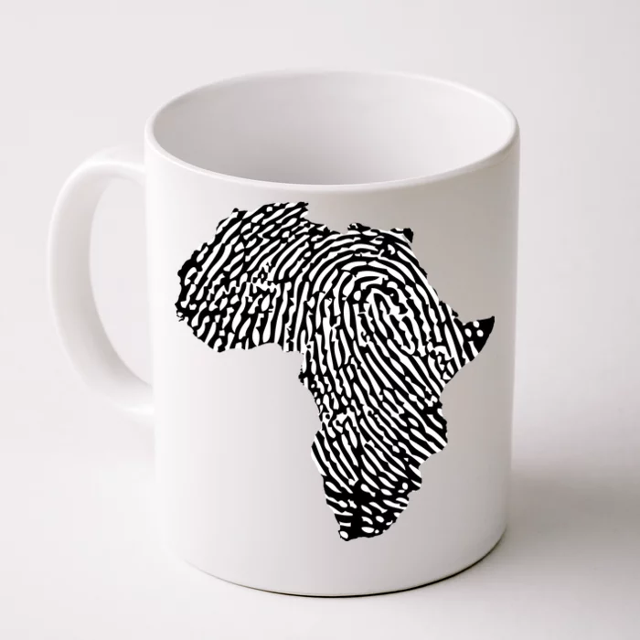 African Heritage Map Front & Back Coffee Mug