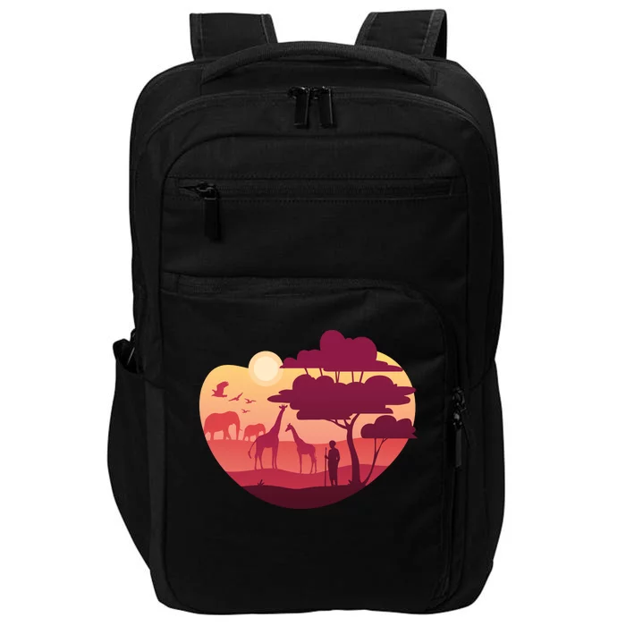 African Landscape Impact Tech Backpack