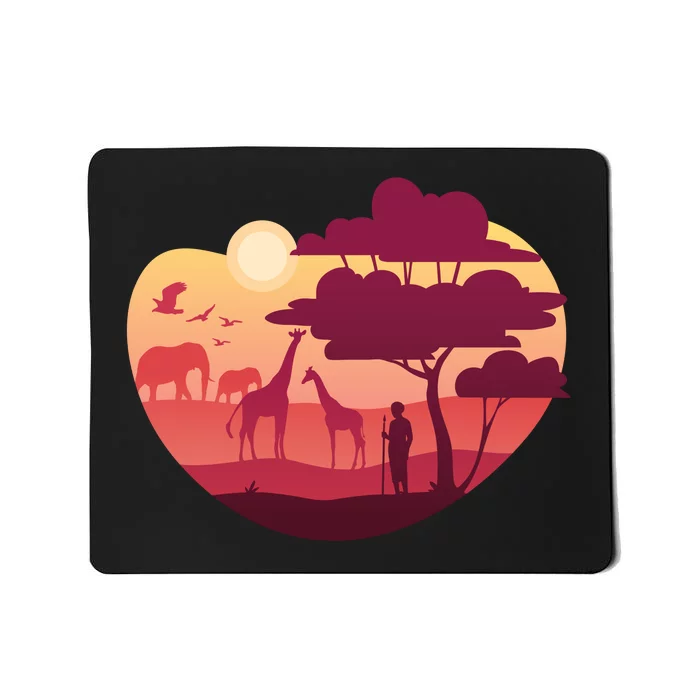 African Landscape Mousepad