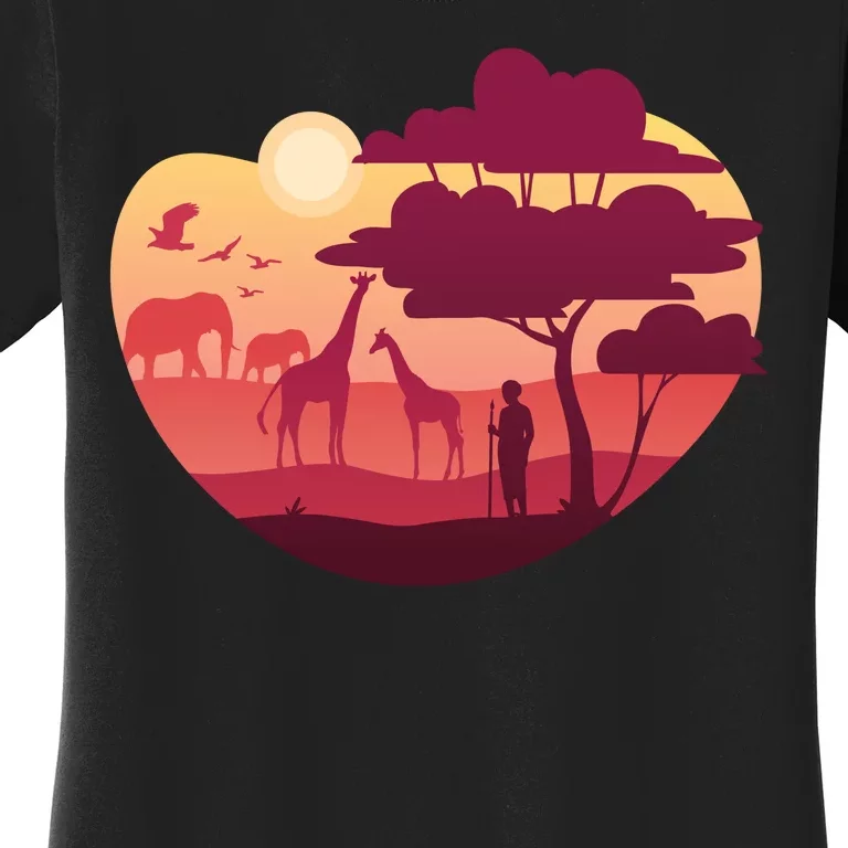 African Landscape Women's T-Shirt