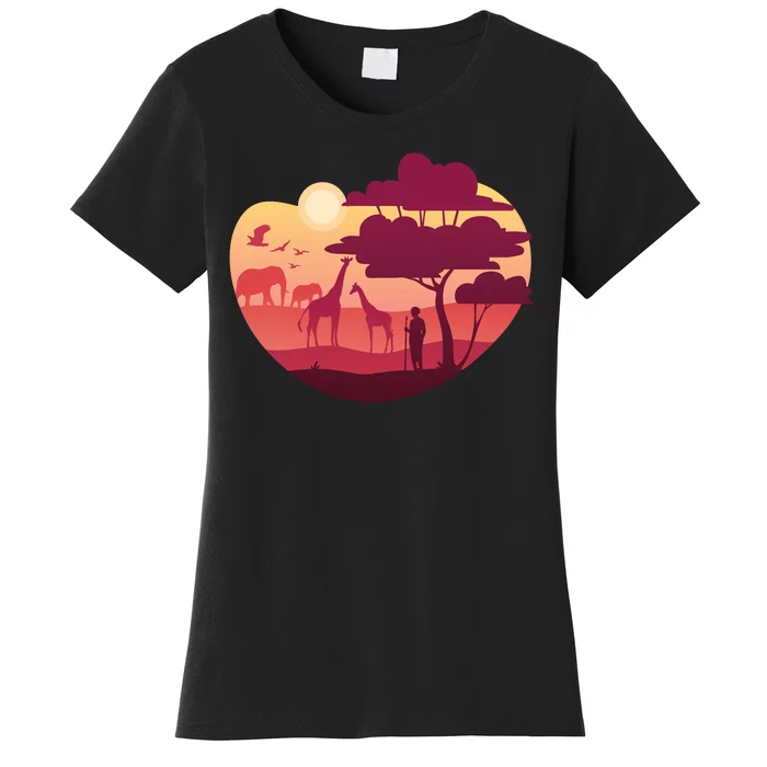 African Landscape Women's T-Shirt