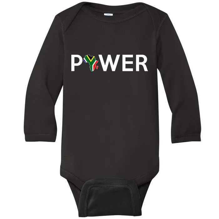 African Power Baby Long Sleeve Bodysuit