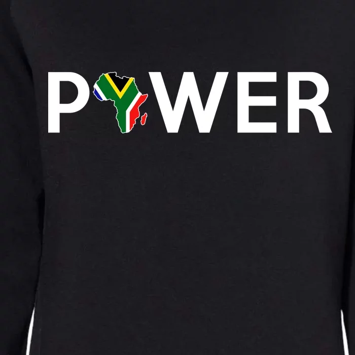 African Power Womens California Wash Sweatshirt