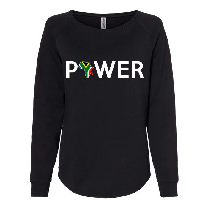 African Power Womens California Wash Sweatshirt