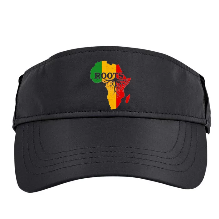 African Roots Black History Month Adult Drive Performance Visor