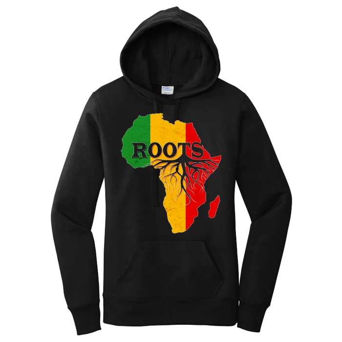 African Roots Black History Month Women's Pullover Hoodie