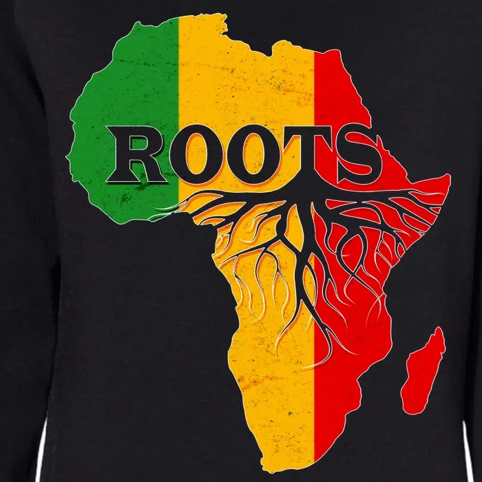 African Roots Black History Month Womens California Wash Sweatshirt