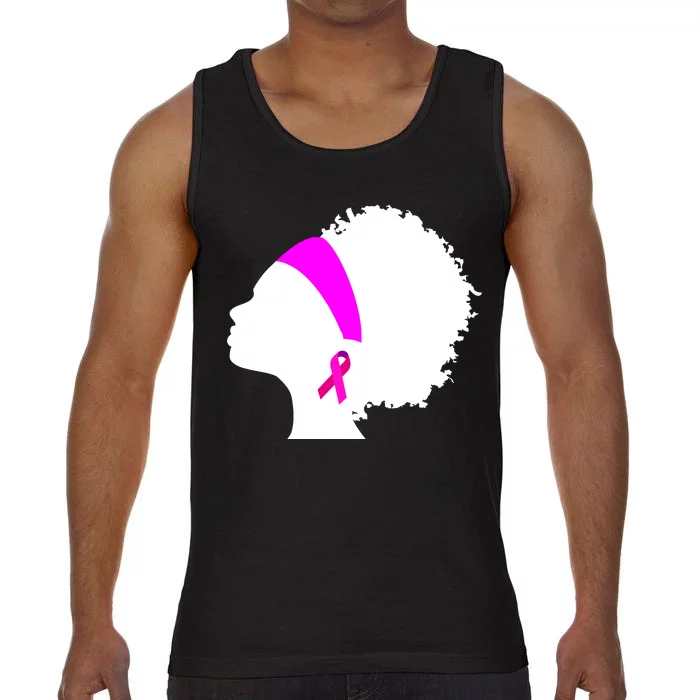 Afro Breast Cancer Awareness Comfort Colors® Tank Top