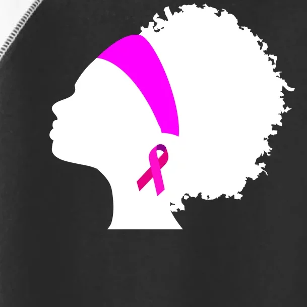 Afro Breast Cancer Awareness Toddler Fine Jersey T-Shirt