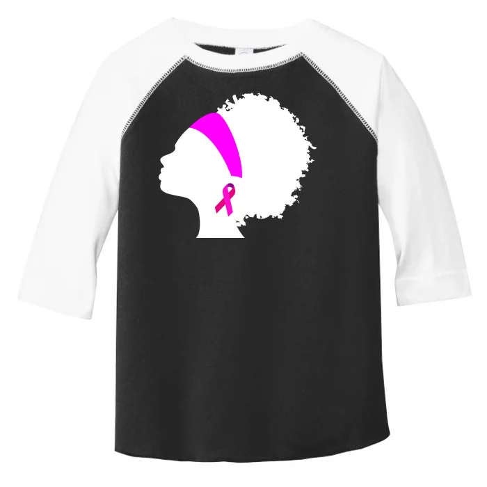 Afro Breast Cancer Awareness Toddler Fine Jersey T-Shirt