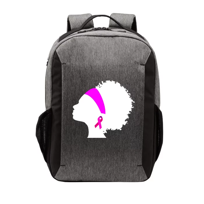 Afro Breast Cancer Awareness Vector Backpack