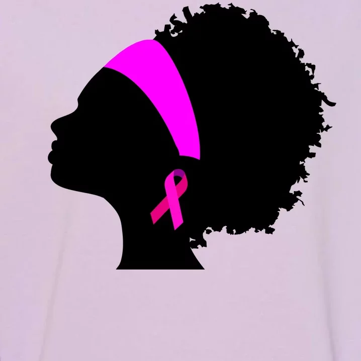 Afro Breast Cancer Awareness Garment-Dyed Sweatshirt