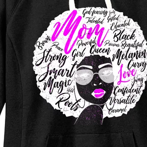 Afro Mom Strong Roots Women's Fleece Hoodie