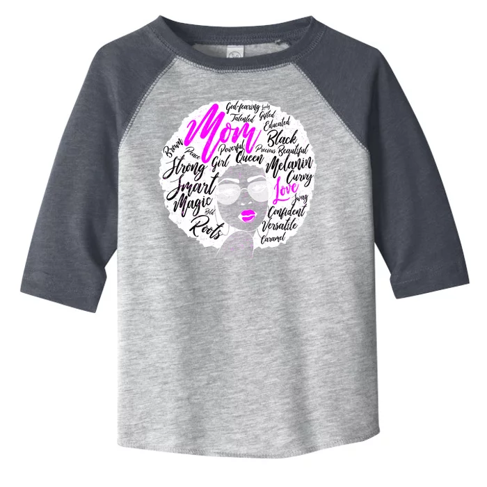 Afro Mom Strong Roots Toddler Fine Jersey T-Shirt