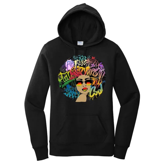 Afro Proud Black Woman Dashiki Melanin Women's Pullover Hoodie