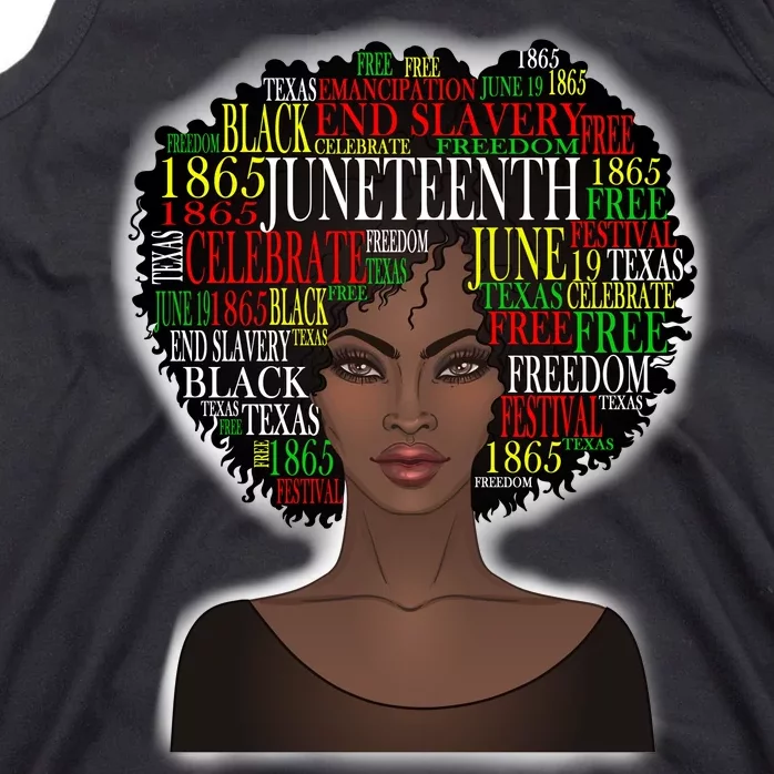 Afro word art Tank Top