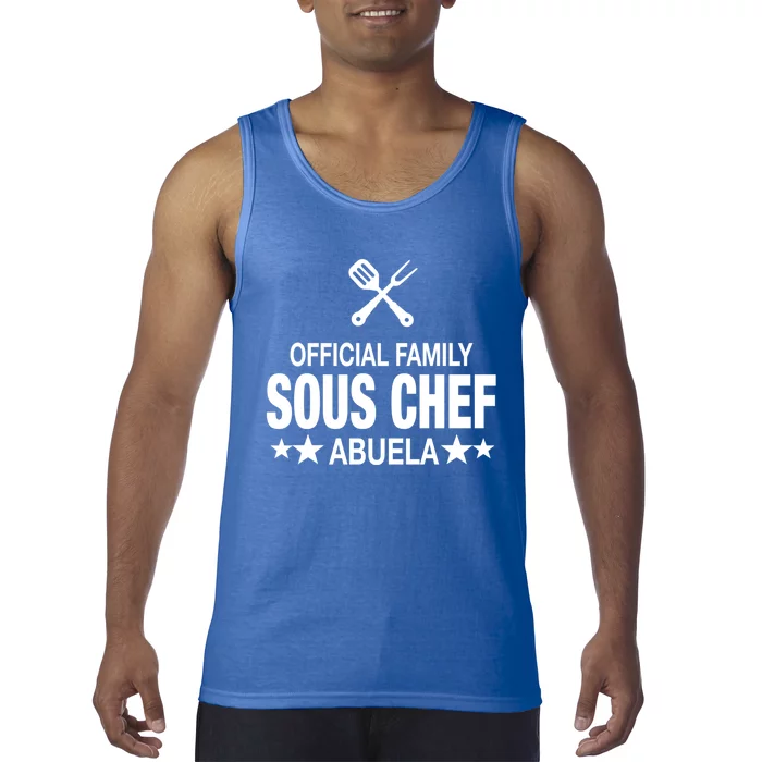 Abuela Family Sous Chef Funny Cooking Abuela Gift Tank Top