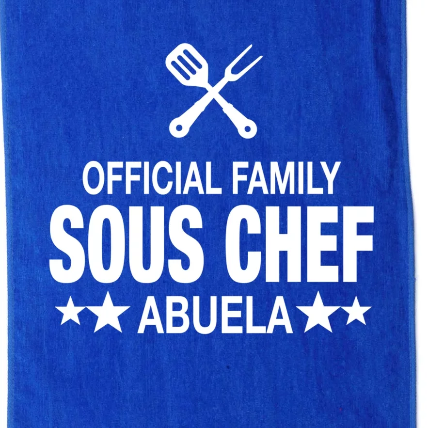 Abuela Family Sous Chef Funny Cooking Abuela Gift Platinum Collection Golf Towel