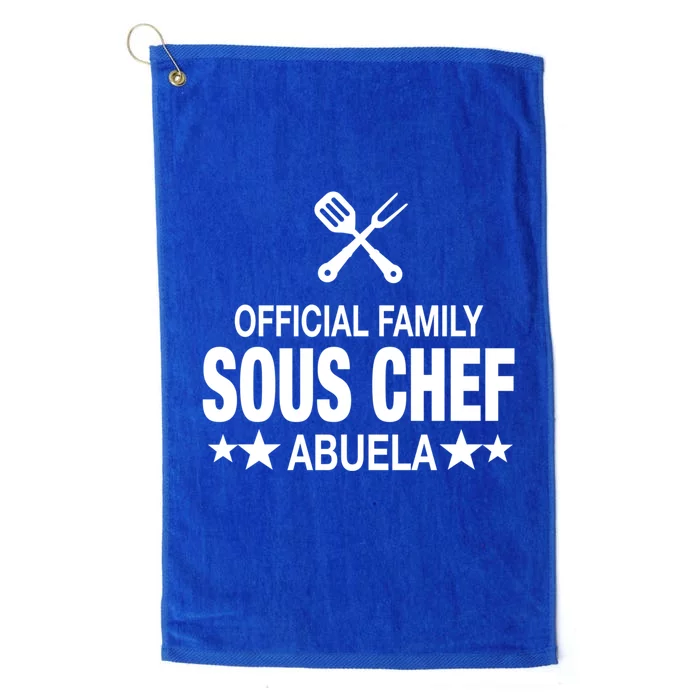 Abuela Family Sous Chef Funny Cooking Abuela Gift Platinum Collection Golf Towel