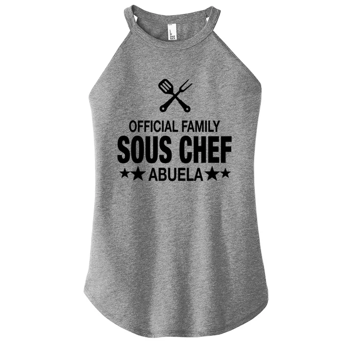 Abuela Family Sous Chef Funny Cooking Abuela Gift Women’s Perfect Tri Rocker Tank