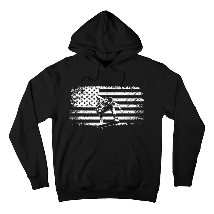 American Flag Skateboard Apparel Skateboarder Skateboard Hoodie