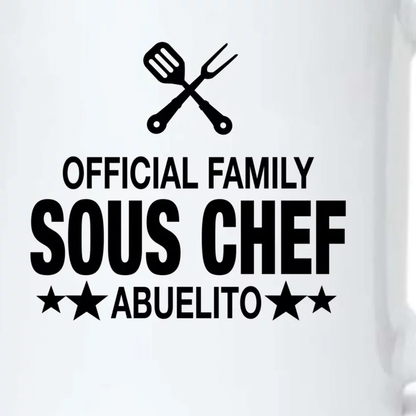 Abuelito Family Sous Chef Funny Cooking Abuelito Meaningful Gift Black Color Changing Mug