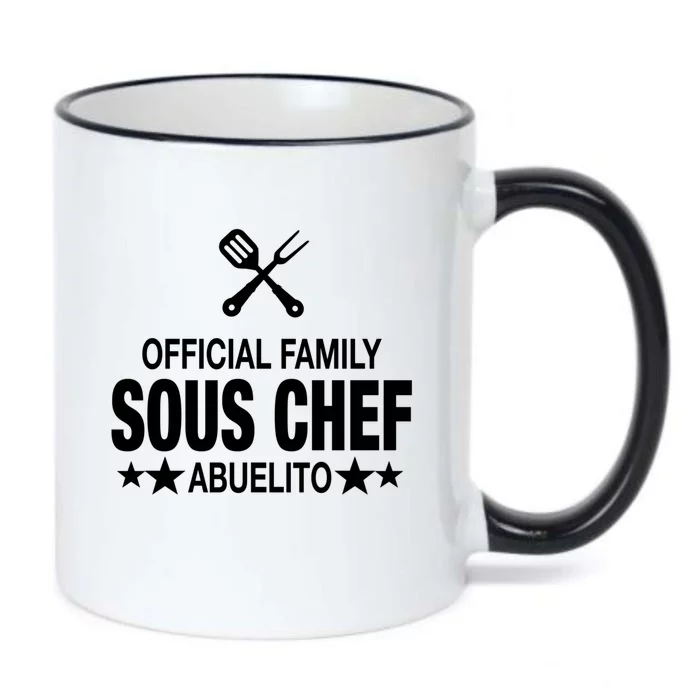 Abuelito Family Sous Chef Funny Cooking Abuelito Meaningful Gift Black Color Changing Mug