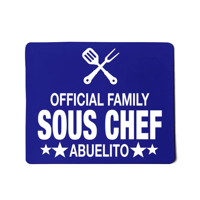 Abuelito Family Sous Chef Funny Cooking Abuelito Meaningful Gift Mousepad