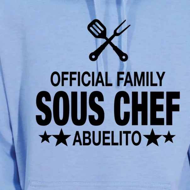 Abuelito Family Sous Chef Funny Cooking Abuelito Meaningful Gift Unisex Surf Hoodie