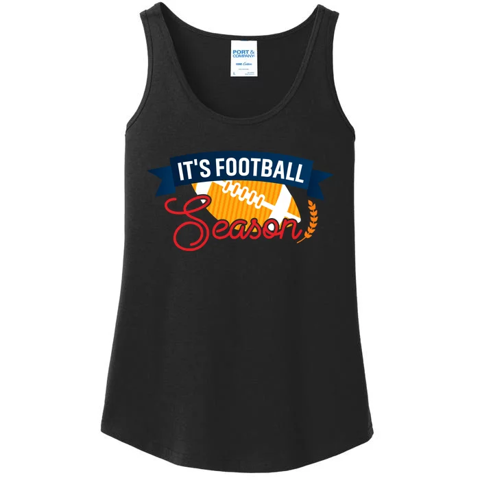 American Football Season Graphic Ladies Essential Tank