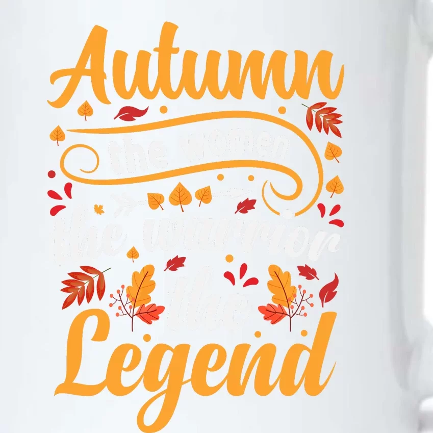 Autumn Fall Season Legend Graphic Black Color Changing Mug