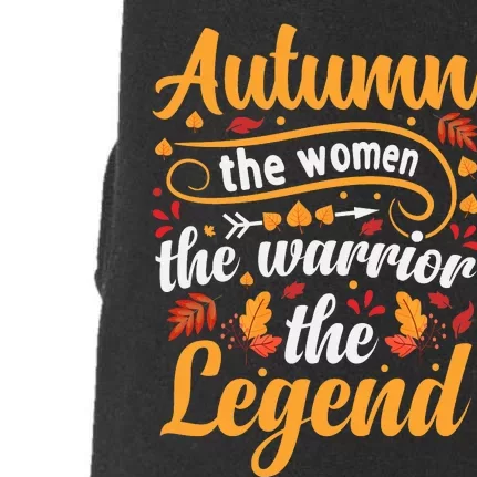 Autumn Fall Season Legend Graphic Doggie 3-End Fleece Hoodie